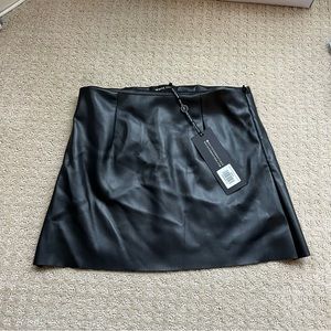 NWT leather skirt